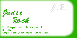 judit rock business card